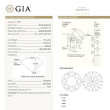 1.01CT 6.40X6.36X3.90MM GIA FAINT GREY ROUND BRILLIANT 19000-01