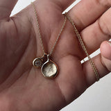 Birthstone Necklace (Solid Gold)